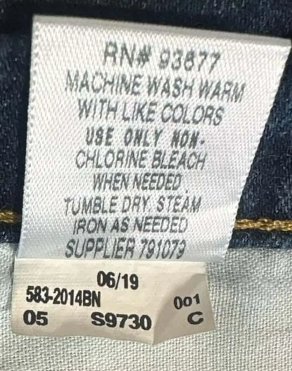 The Foundry Supply Co. Men's Mid-Rise Straight Fit Jeans, Size 34x32, Blue Denim
